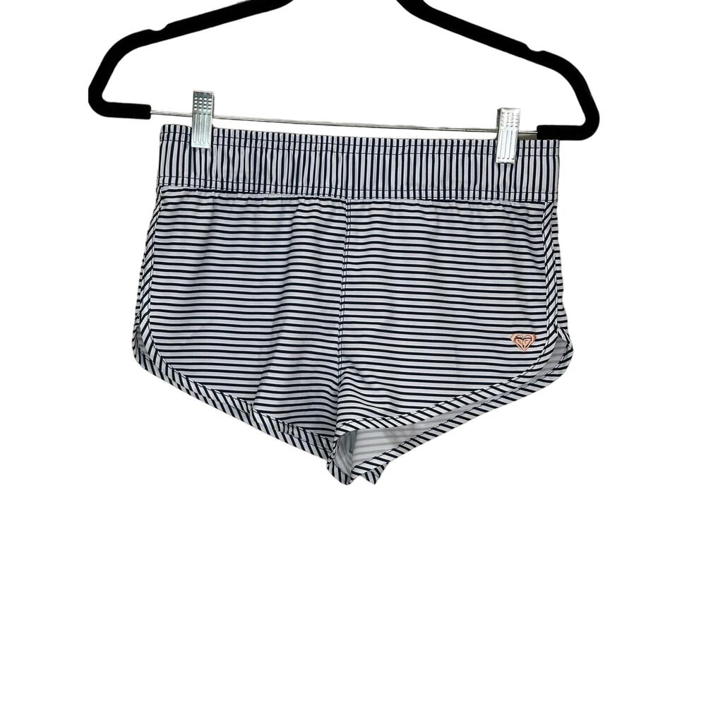 Roxy Girls' Surfing Free Boardshort Blue and White Striped size Large